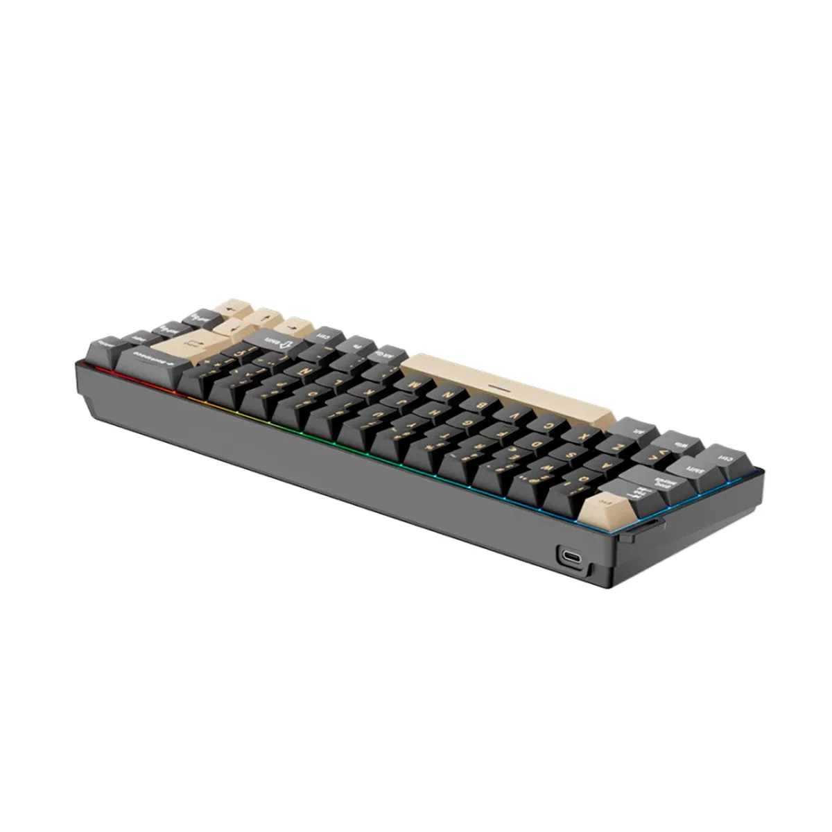 Teclado Royal Kludge Rk68 He Phantom Switch Magnetic Mint 60