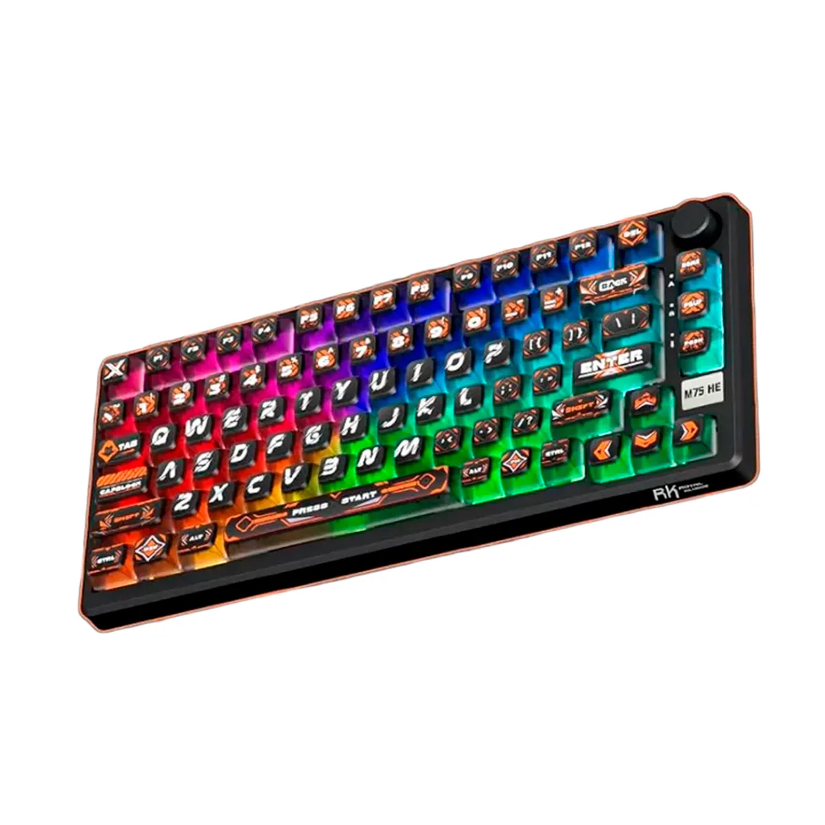Teclado Royal Kludge Rk75 He Hephaestus Switch Mint 75