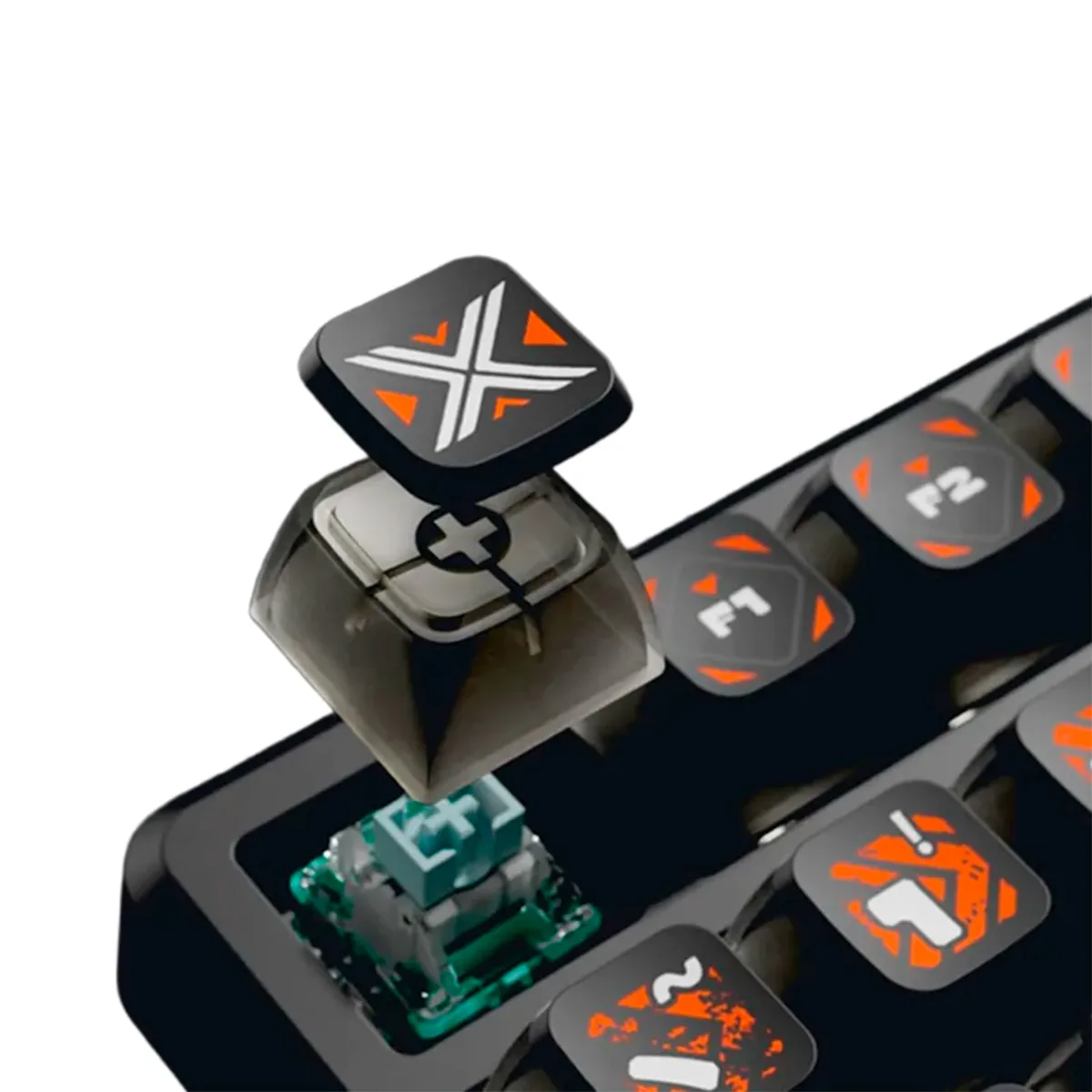 Teclado Royal Kludge Rk75 He Hephaestus Switch Mint 75
