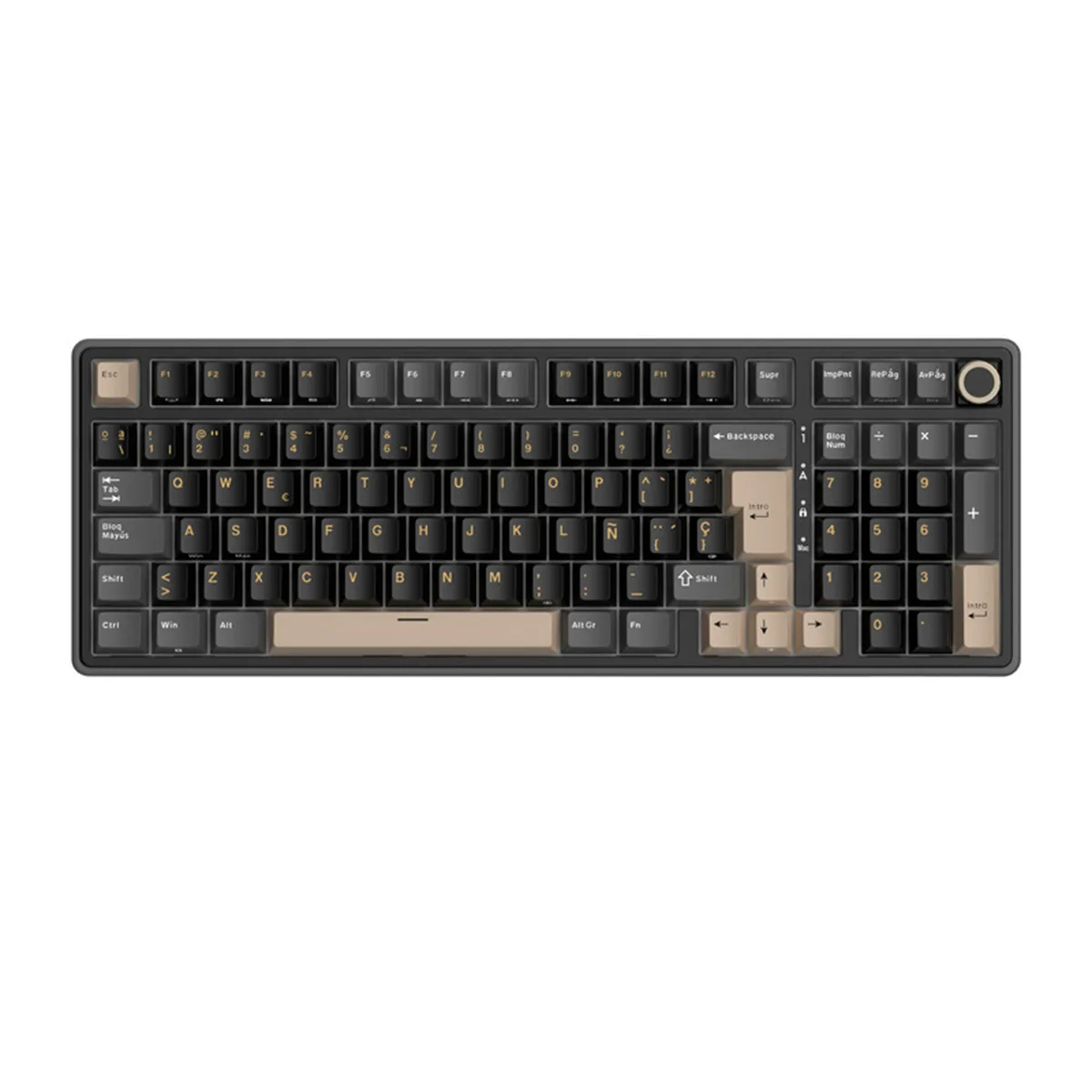 Teclado Royal Kludge R98 Pro Wireless Phantom Sw Creamy