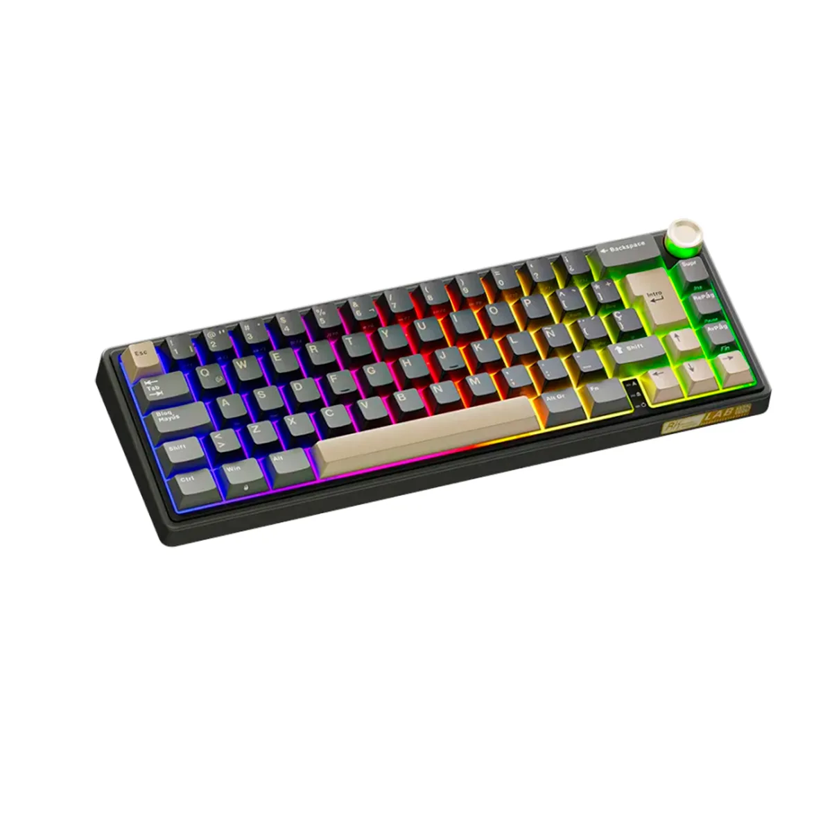 Teclado Royal Kludge Rk R65 Phantom Switch Brown 75