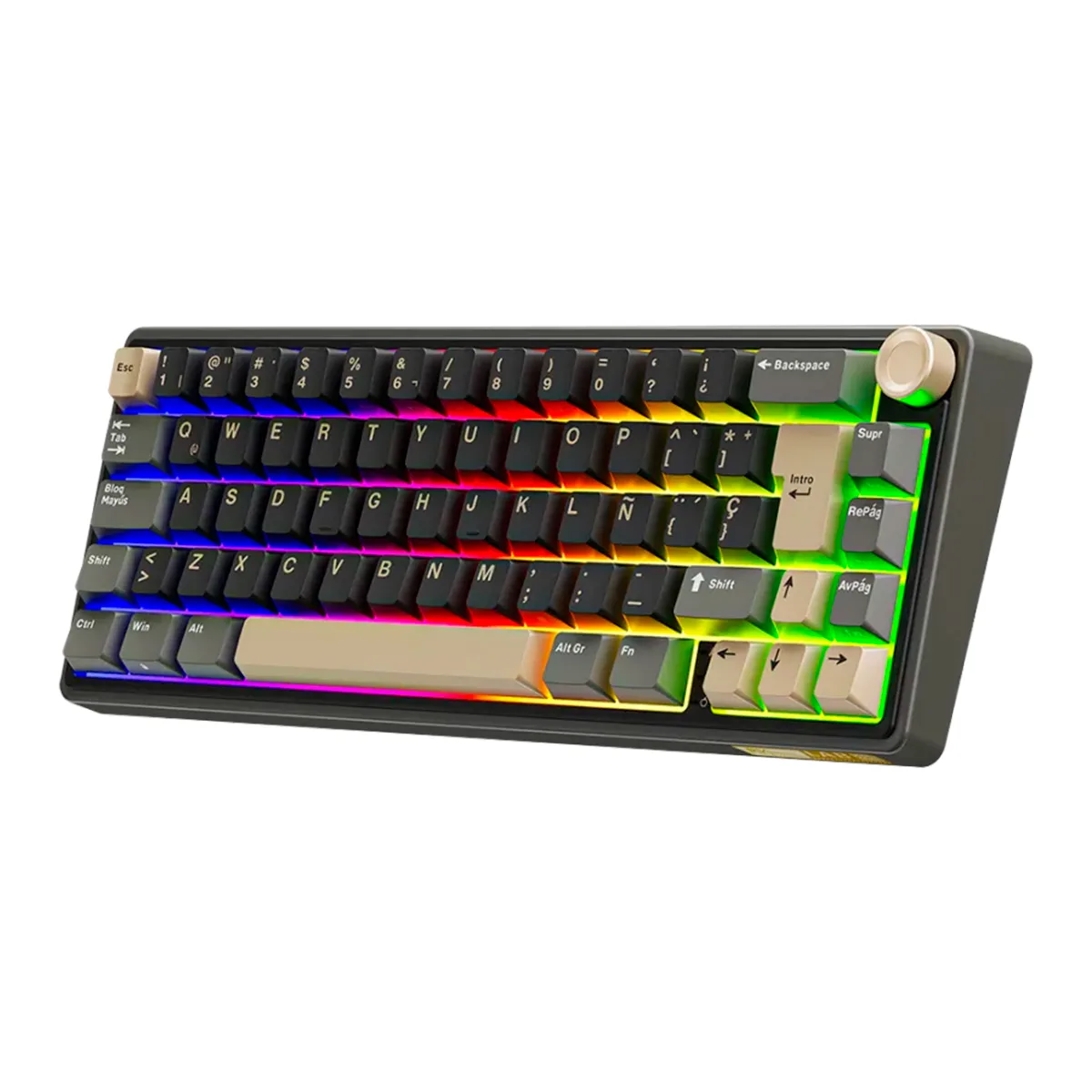 Teclado Royal Kludge Rk R65 Phantom Switch Chartreuse 75