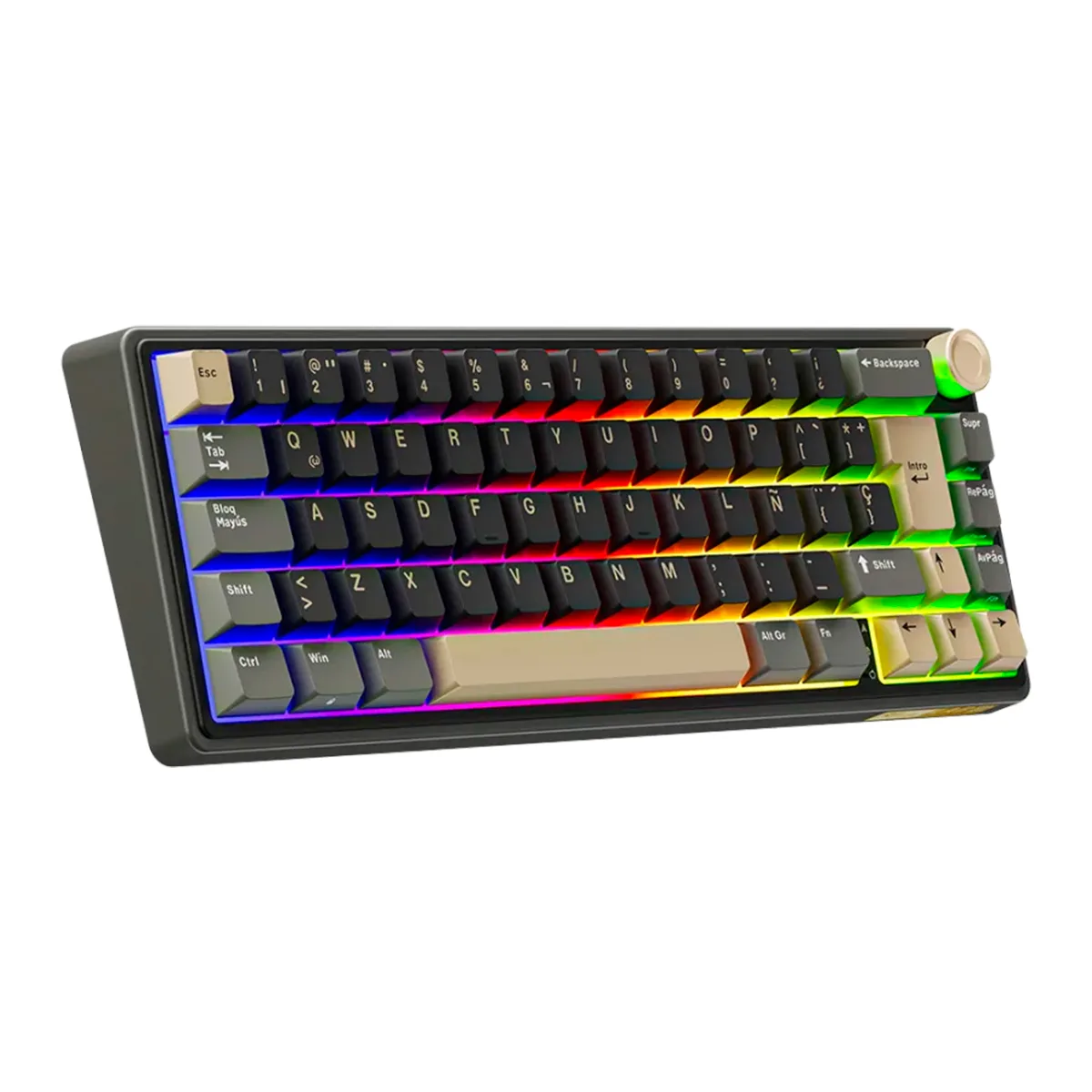 Teclado Royal Kludge Rk R65 Phantom Switch Chartreuse 75