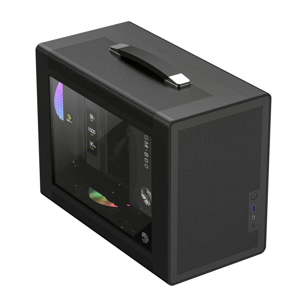 Gabinete Spark Air Bk Tg Black Gamemax