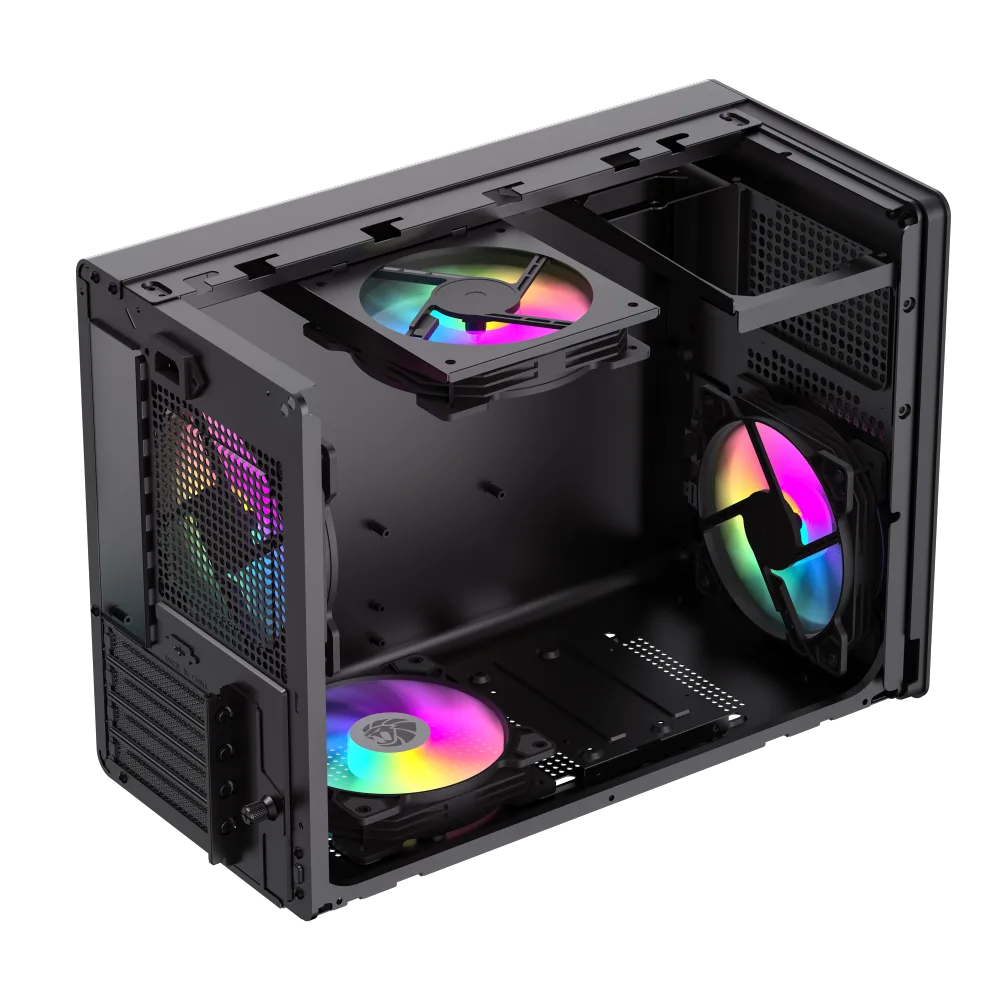 Gabinete Spark Air Bk Tg Black Gamemax