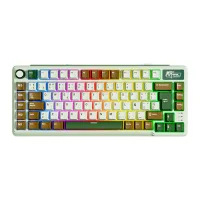 Teclado Royal Kludge Rk L75 Palm Green Switch Cream 75