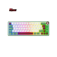 Teclado Royal Kludge Rk R65 Greensand Switch Brown 75