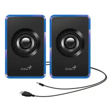 Parlantes Genius Sp U125 Usb Rms 3w Pc Blue Color Azul Azul