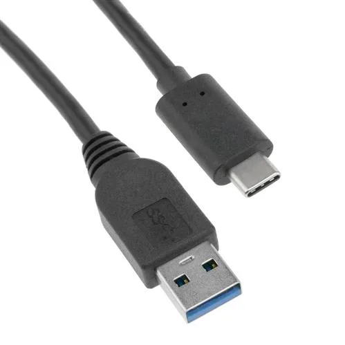 Cable Usb 3.0 A Usb Tipo C 1 Metro Negro Megasoft Caballito Negro