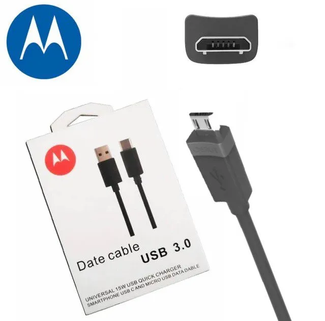 Cable Motorola Usb a Micro Usb V8 3.0