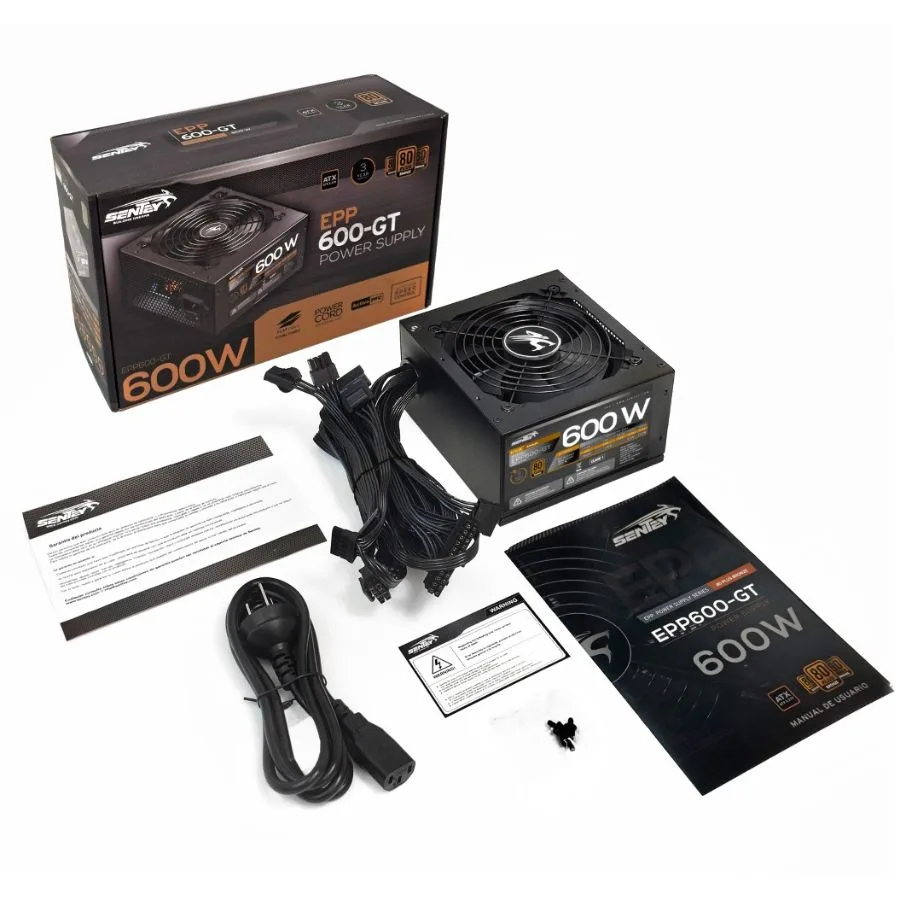 Fuente Sentey EPP600-GT 600W 80 Plus Bronze