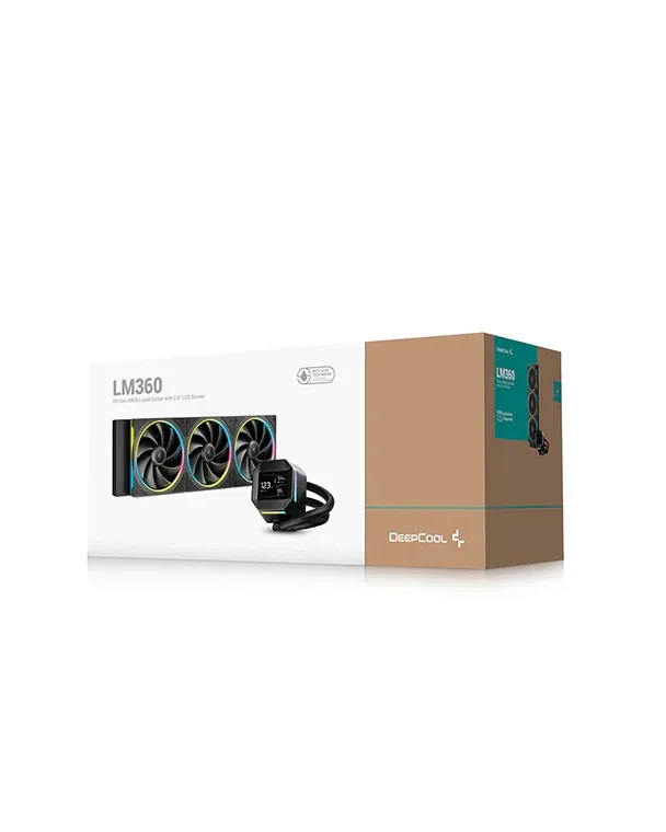 WaterCooler DeepCool LM360 LCD ARGB Black R-LM360-BKDMMC-1