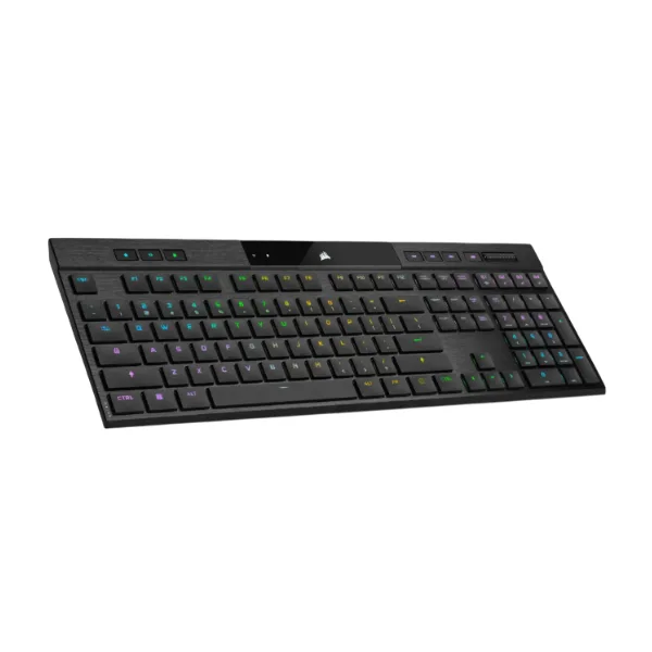 Teclado Corsair K100 Air RGB Mecanico Switch Cherry MX Ultra Low Profile Black Wireless