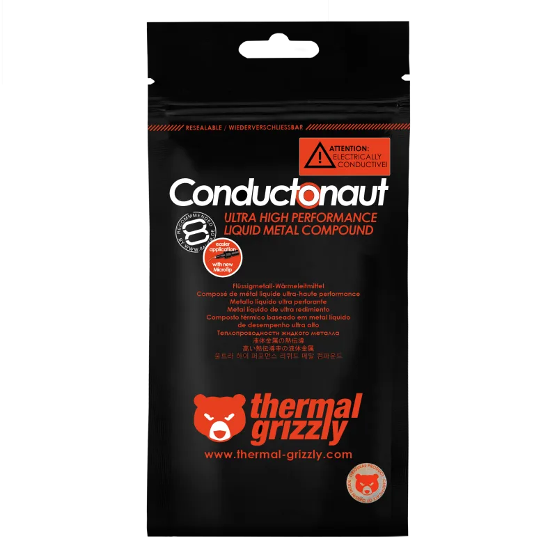 Metal Liquido Thermal Grizzly Conductonaut 1g TG-C-001-R