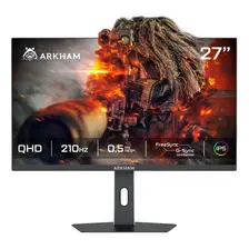 Monitor Gamer 27 Arkham 2k Qhd 210hz Ips 0.5ms Ark27210qi8p Negro