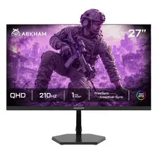 Monitor Gamer Arkham Ark27210qi8 27 Pulgadas 210hz Qhd Fast Ips 1ms Negro