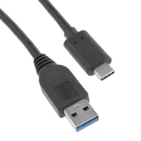 Cable Usb 3.0 A Usb Tipo C 1 Metro Negro Megasoft Caballito Negro