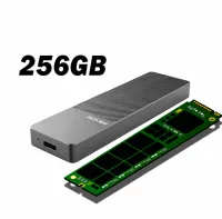 Disco Externo M2 256gb Nvme + Carry Disk Usb 3.1 Ssd M2 Gris