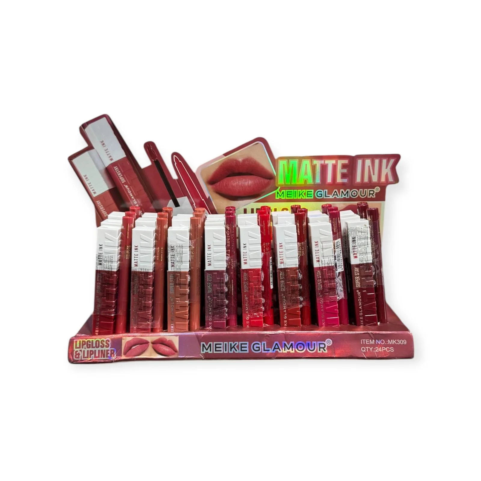 CAJA X24 Labial + Delineador Labios Matte Ink Full Matte M Glamour