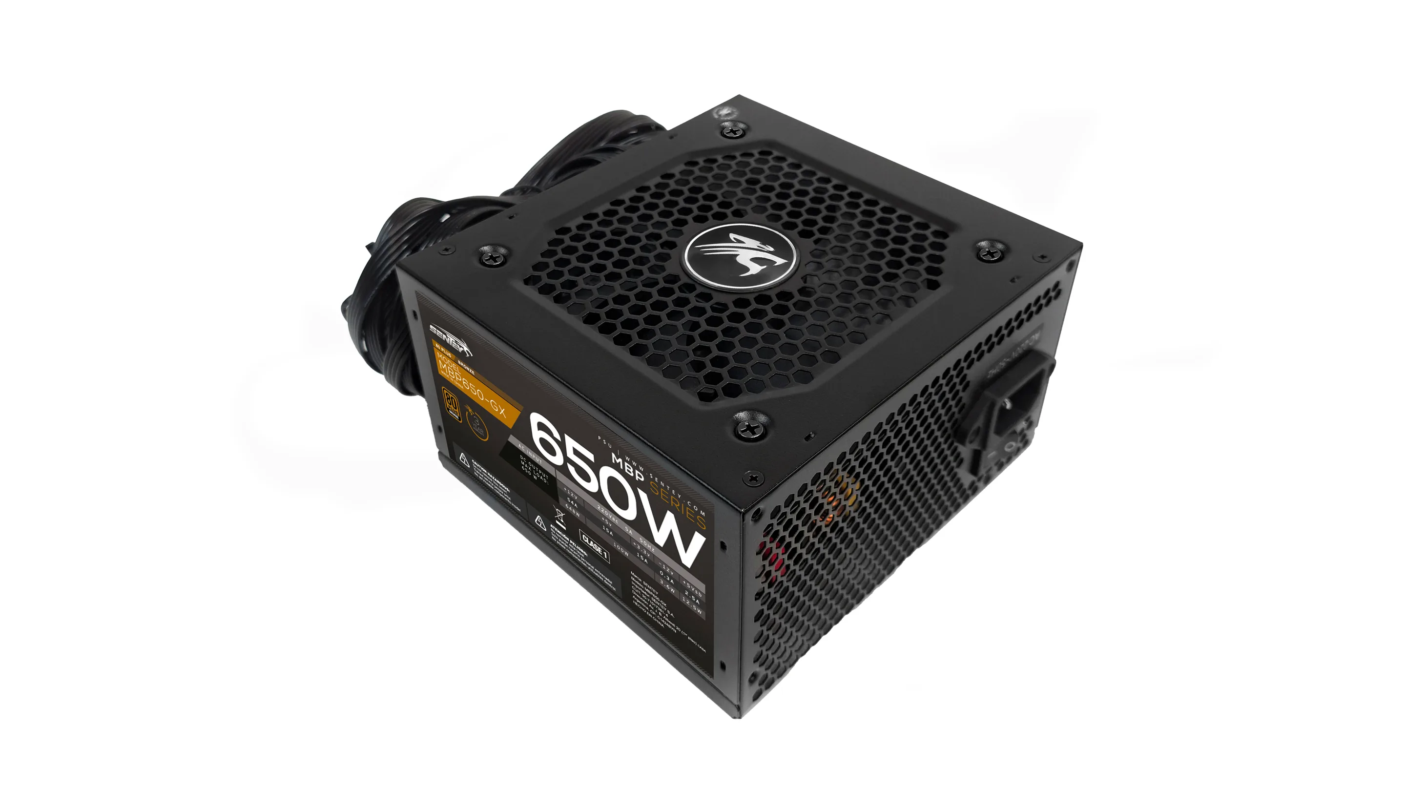 Fuente Certificada Sentey 650W 80 Plus Bronze MBP650-GX