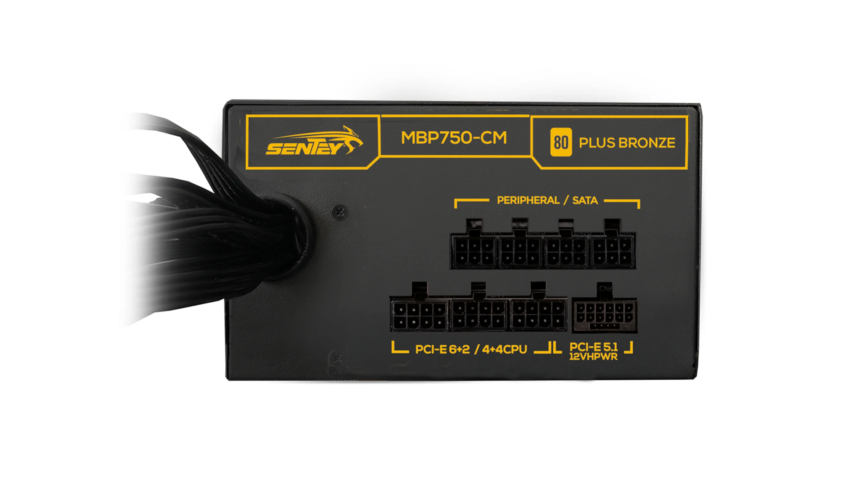 Fuente Certificada Sentey 750W 80 Plus Bronze Semi Modular MBP750-CM
