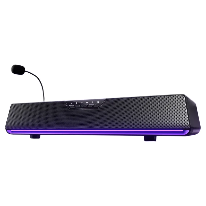 Perifericos Parlante Aula GS6 Pro Black RGB USB/Bluetooth 5.4