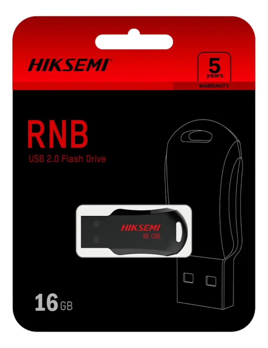 ALMACENAMIENTO PENDRIVE HIKSEMI 16GB RNB HS-USB-M200R