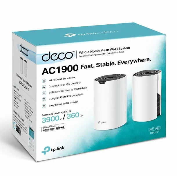 Conectividad Sistema Mesh Tp-Link Deco S7 Pack X2 AC1900