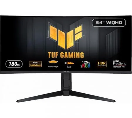 Monitor 34 Asus Tuf Gaming 2K UWQHD 180Hz IPS 1ms VG34VQL3A-J