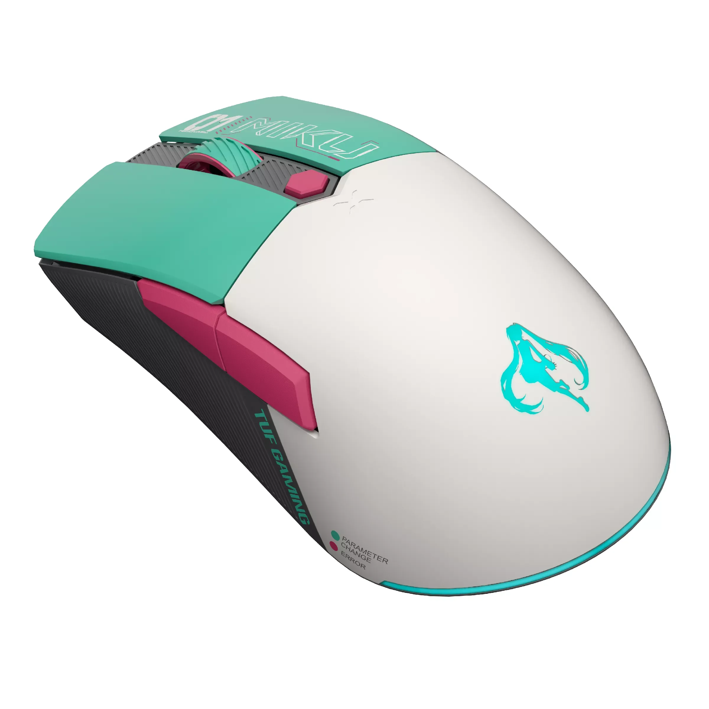 Perifericos Mouse Inalambrico Asus Tuf Gaming Hatsune Miku P521 Mini Gamer