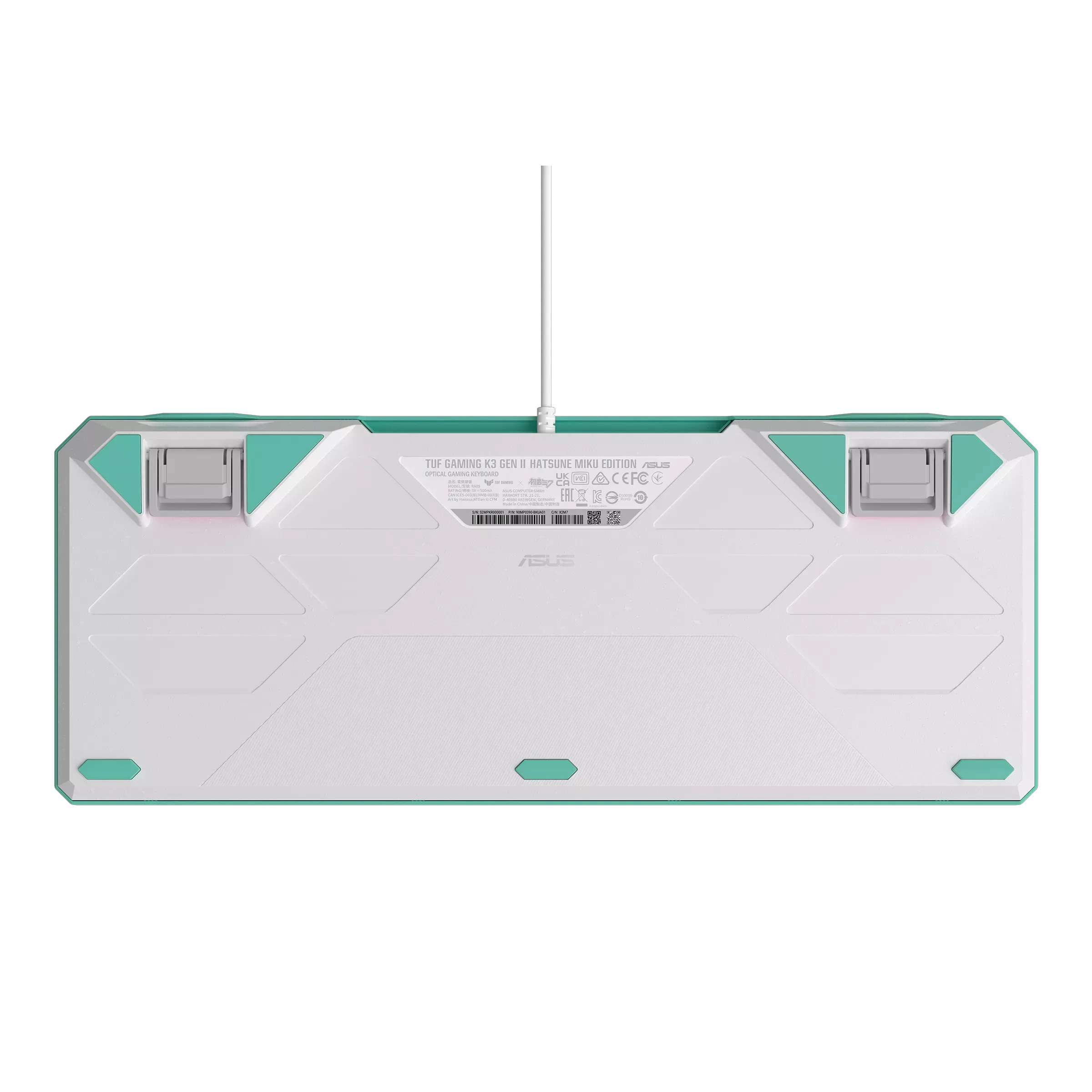 Perifericos Teclado USB Asus Tuf Gaming Hatsune Miku Edition K3 GEN II Gamer Mecanico RA09