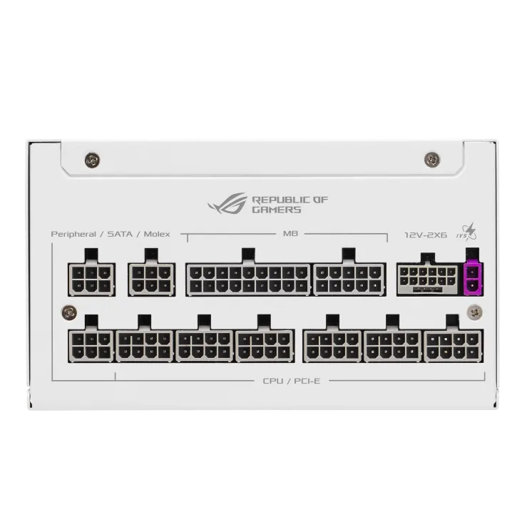 Fuente Certificada Asus 1000W Rog Strix 80 Plus Platinum Full Modular White ROG-STRIX-1000P-GAMING-WHITE