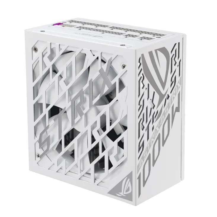 Fuente Certificada Asus 1000W Rog Strix 80 Plus Platinum Full Modular White ROG-STRIX-1000P-GAMING-WHITE