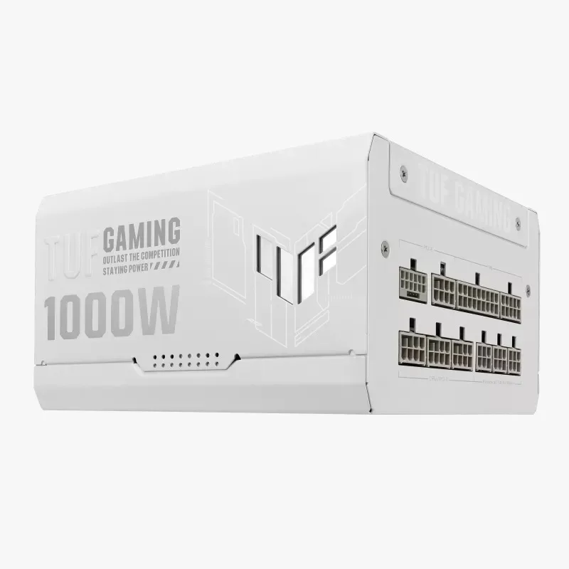 Fuente Certificada Asus 1000W Tuf Gaming 80 Plus Gold Full Modular White TUF-GAMING-1000G-WHITE