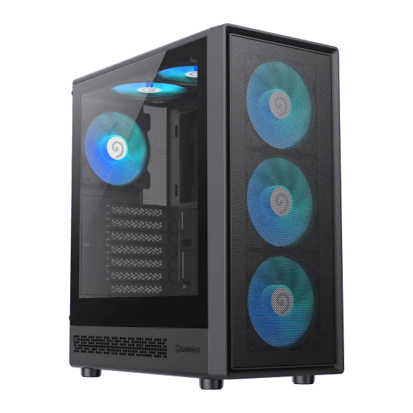 Gabinete Gamer Gamemax Storm 2 AB X6 Fan ARGB Black STORM 2 AB