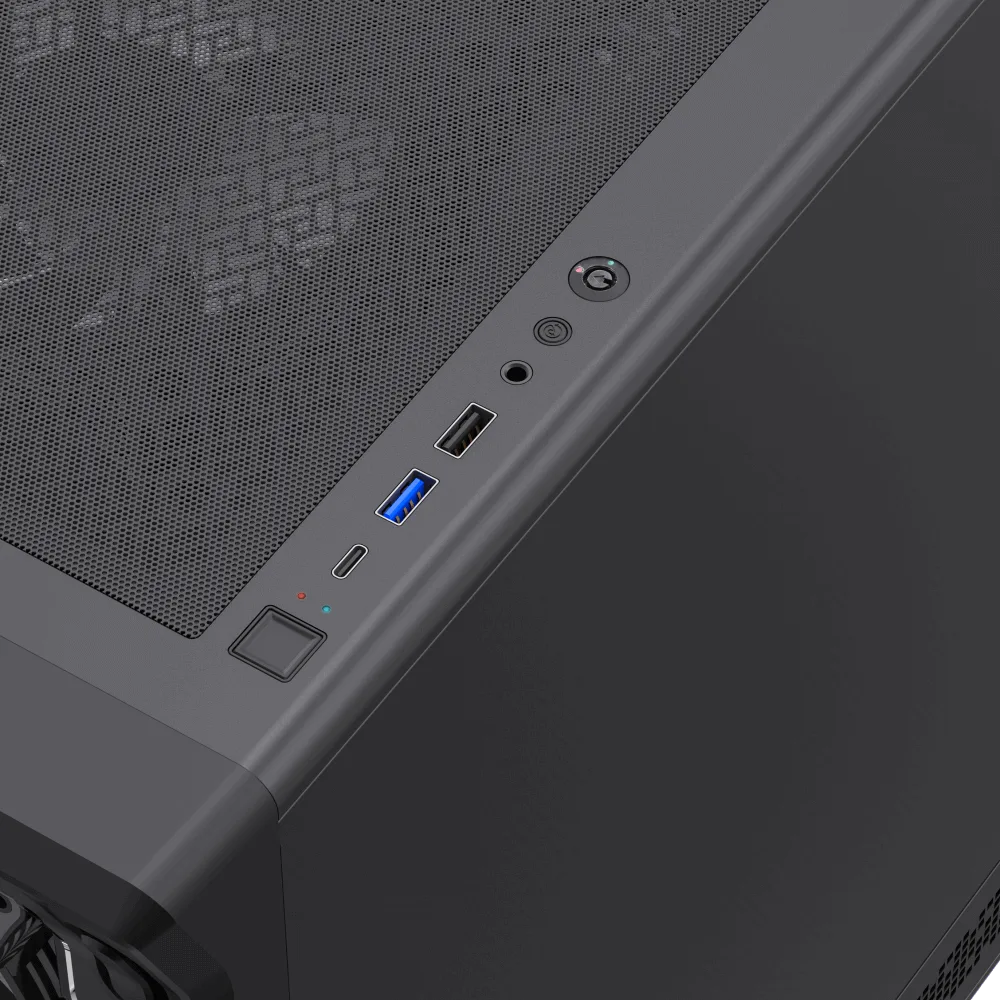 Gabinete Gamer Gamemax Starlight 2 AB X6 Fan ARGB Black STARLIGHT 2 AB