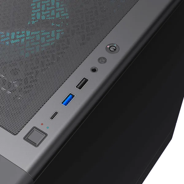 Gabinete Gamer Gamemax Storm 2 AB X6 Fan ARGB Black STORM 2 AB