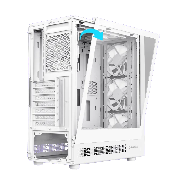 Gabinete Gamer Gamemax Storm 2 AW X6 Fan ARGB White STORM 2 AW