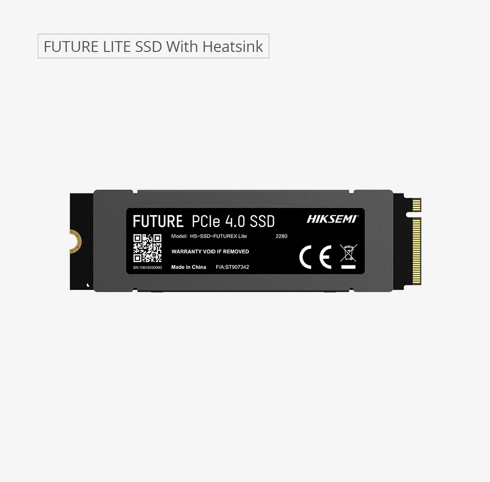 Almacenamiento Disco Solido SSD NVMe Hiksemi 1TB 1024GB Future Lite PCIe 4.0 M.2 7100MB/s HS-SSD-FUTUREX