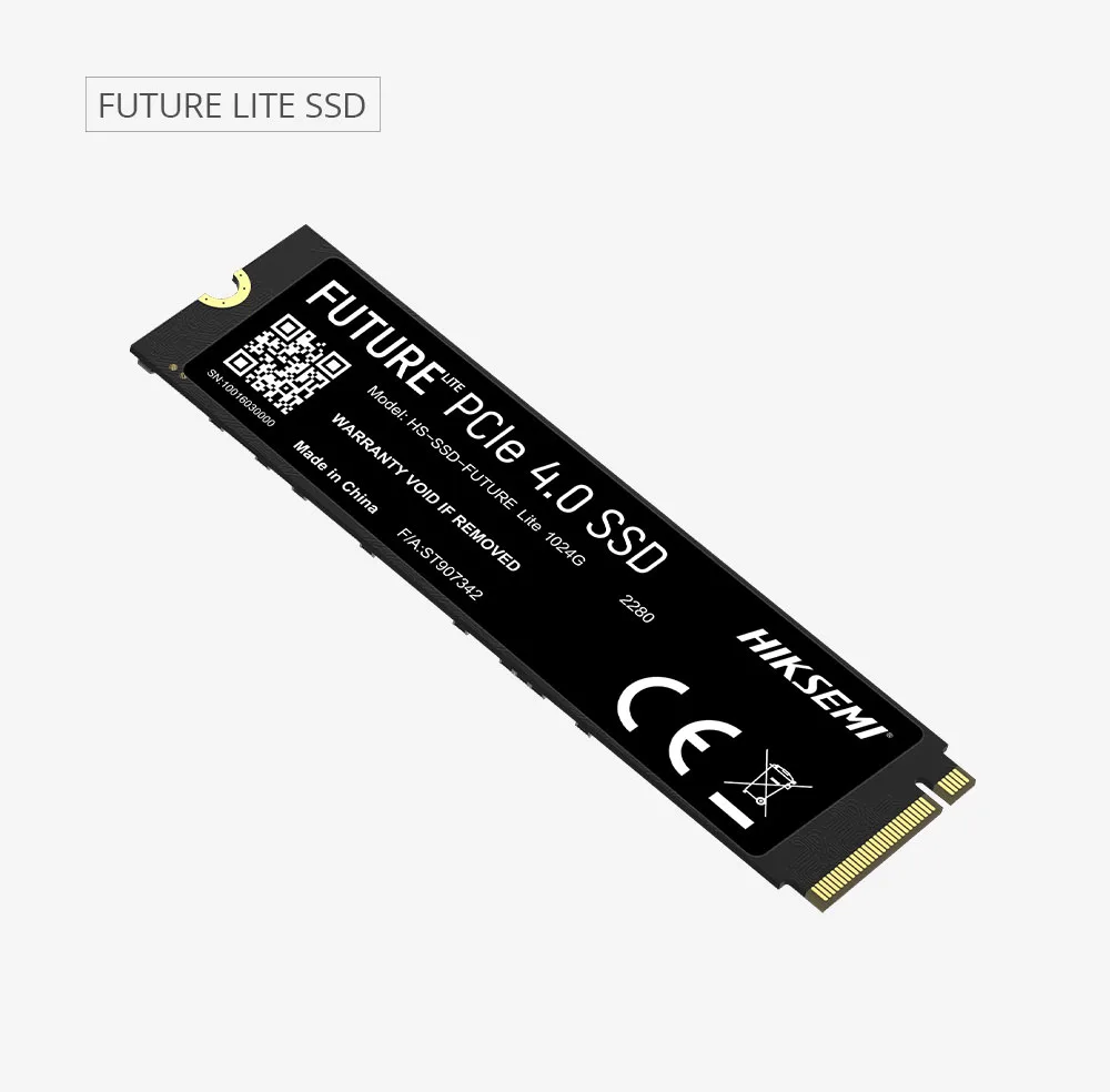 Almacenamiento Disco Solido SSD NVMe Hiksemi 1TB 1024GB Future Lite PCIe 4.0 M.2 7100MB/s HS-SSD-FUTUREX