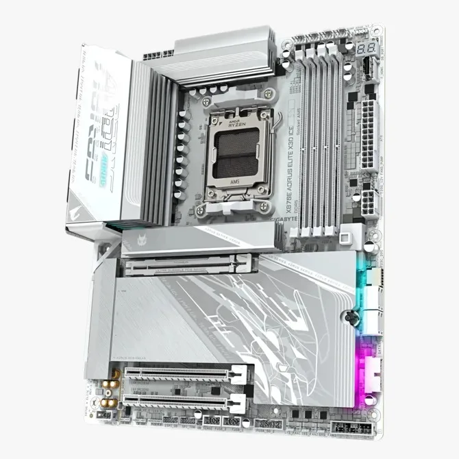 Motherboard Amd Gigabyte X870E Aorus Elite X3D Ice White AM5