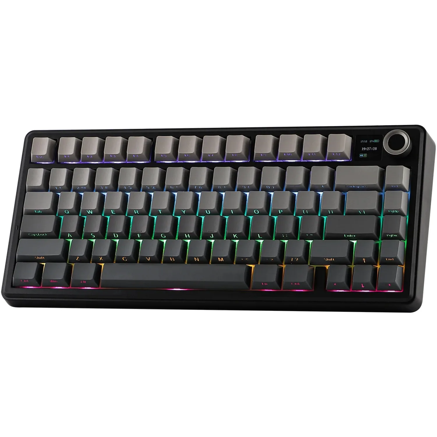 Perifericos Teclado Inalambrico Aula F75 Max Gradent Grey Switch Reaper Gamer Mecanico BT