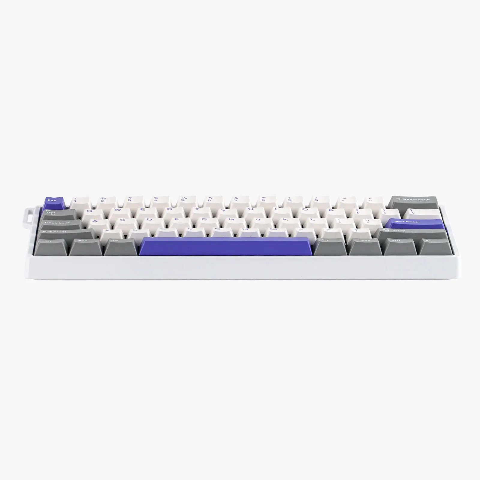 Perifericos Teclado USB Aula WIN68HE Max Grey + White + Blue WingChun Gamer Magnetico Tipo C