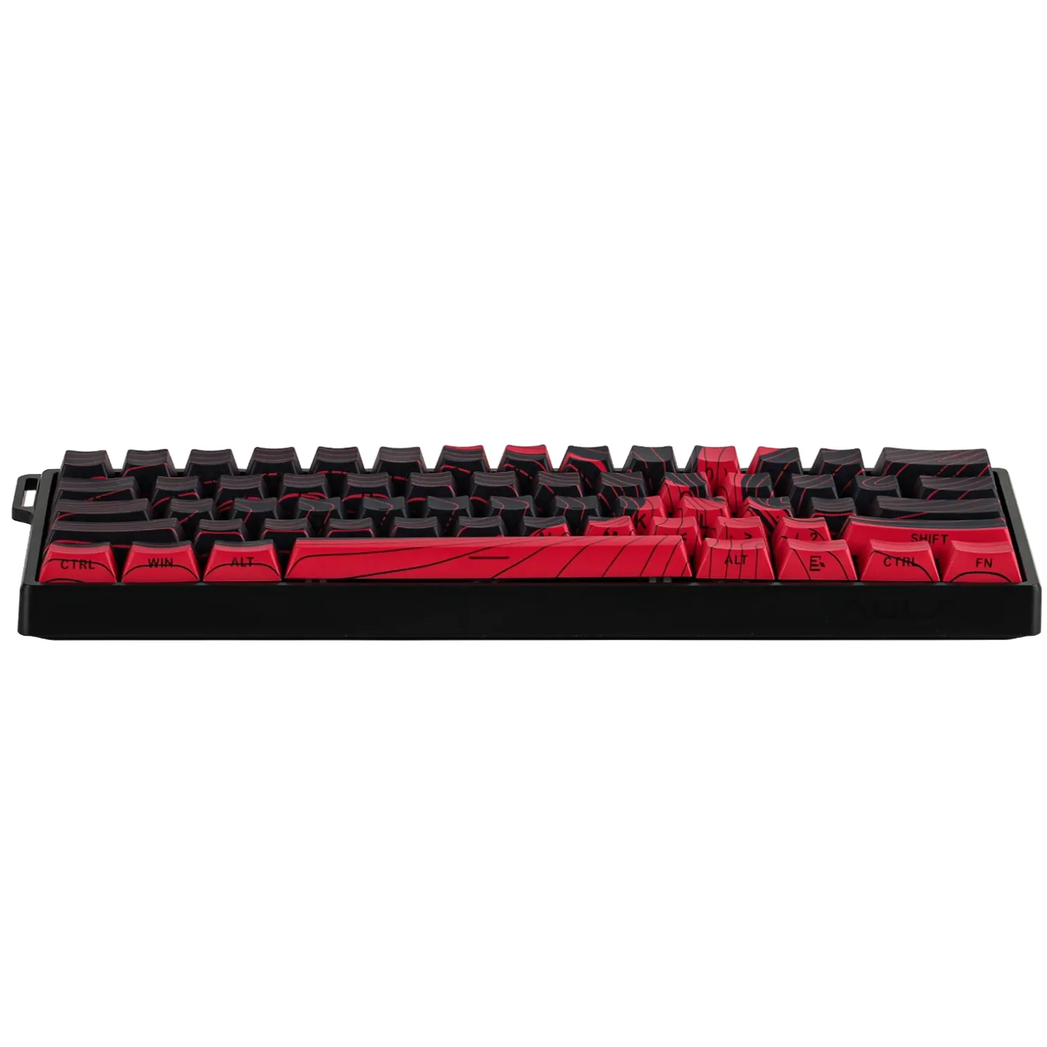 Perifericos Teclado USB Aula WIN60HE Max Black + Red Wing Chun Switch Magnetico Gamer