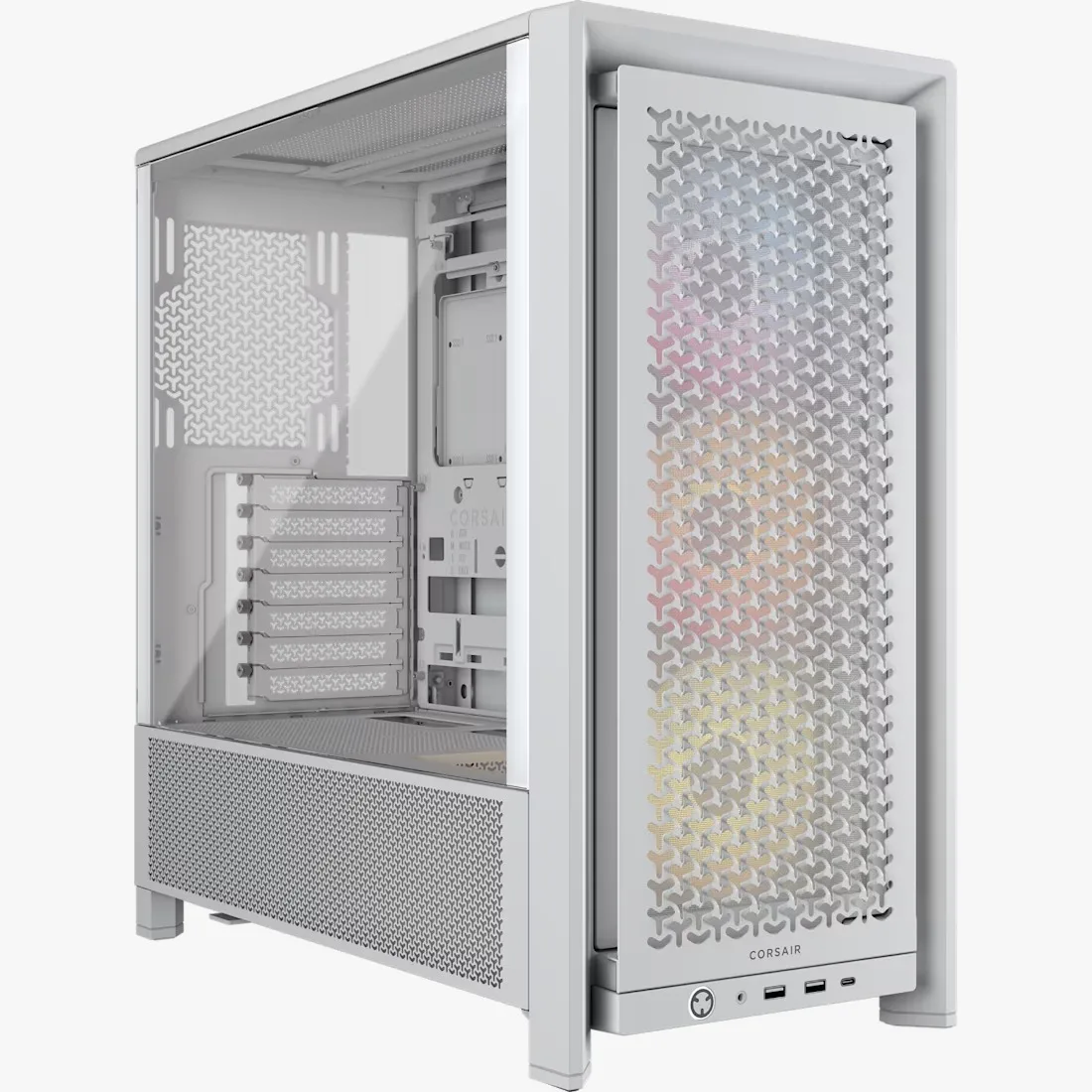 GABINETE GAMER CORSAIR MODULAR FRAME 4000D RS X3 FAN ARGB WHITE CC-9011297-WW