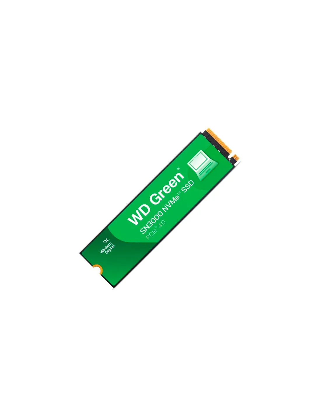 Almacenamiento Disco Solido SSD NVMe Western Digital 1TB SN3000 Green PCIe 4.0 M.2 WDS100T4G0E-00CPS0