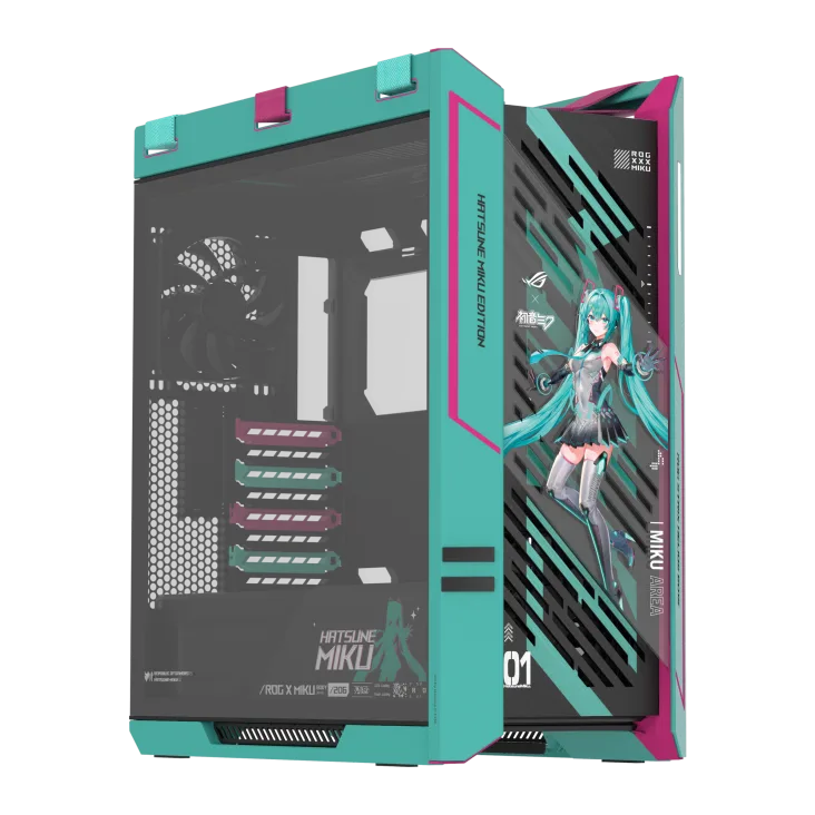 Gabinete Gamer Asus Rog Strix Helios II Hatsune Miku Edition GX601S