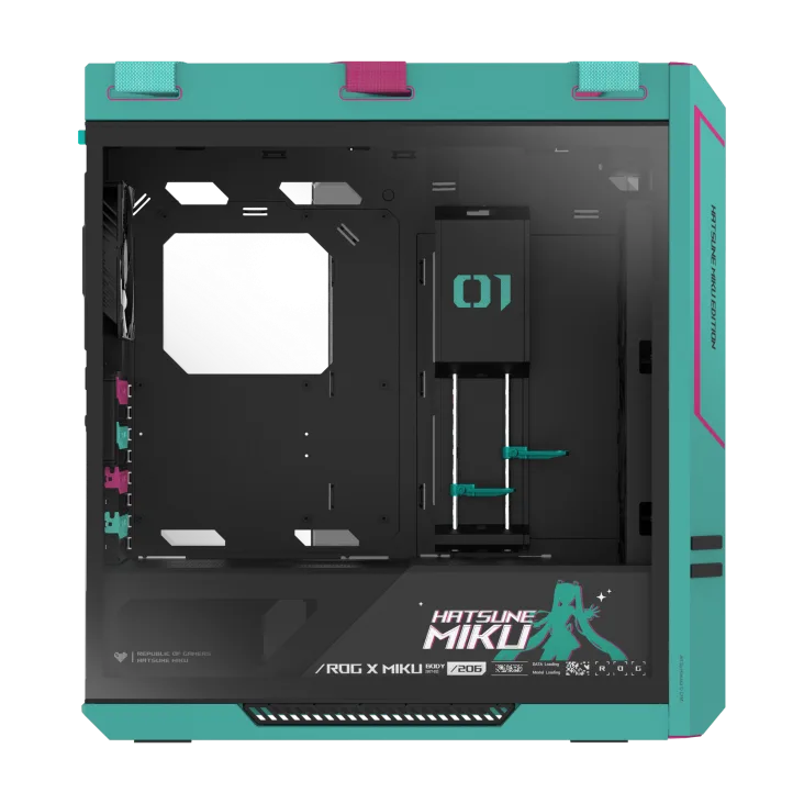 Gabinete Gamer Asus Rog Strix Helios II Hatsune Miku Edition GX601S