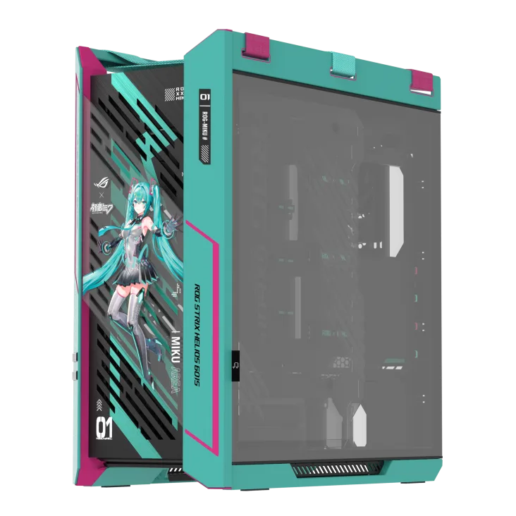 Gabinete Gamer Asus Rog Strix Helios II Hatsune Miku Edition GX601S