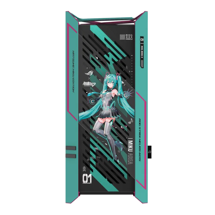 Gabinete Gamer Asus Rog Strix Helios II Hatsune Miku Edition GX601S